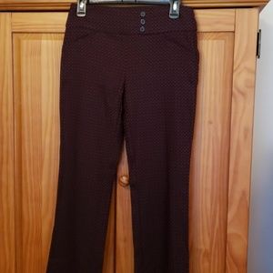Joe B Black and Red Dress Pants